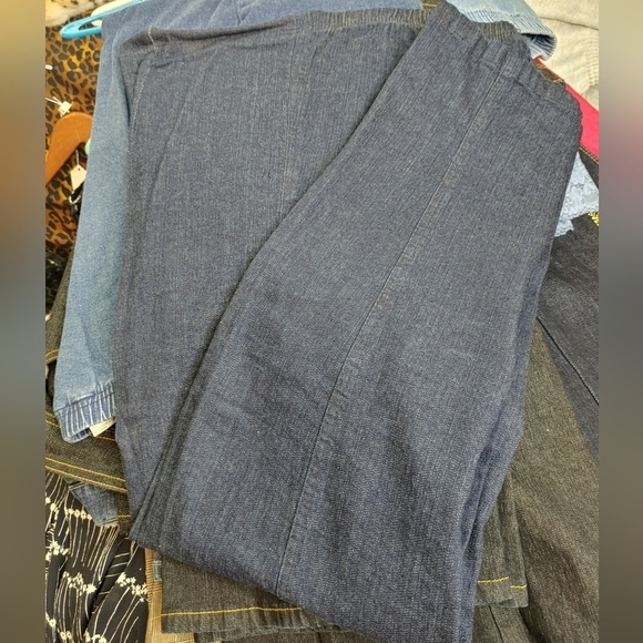 WOMAN DENIM JEANS STRETCH PANTS PLUS SIZE 16-18 - Picture 2 of 5
